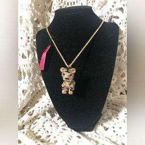 NWT Betsey Johnson Tiger Cub Necklace